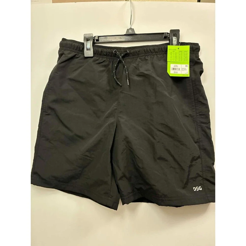 DSG Boys XL 18 Black Athletic Shorts Drawstring Mesh Lined Dick's Sporting Goods
